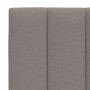 Cabecero de cama acolchado tela gris taupe 200 cm