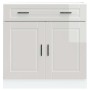 Mueble bajo de cocina porto alto brillo blanco