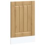 Panel lavavajillas Lucca madera contrachapada roble artesanal