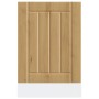 Panel lavavajillas Lucca madera contrachapada roble artesanal