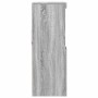 Aparador madera de ingeniería gris sonoma 81x37x100 cm