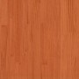 Silla de jardín madera maciza de pino marrón cera 60x52,5x72 cm