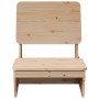 Sillas de jardín 2 uds madera maciza pino 60x64x70,5 cm