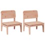 Sillas de jardín 2 uds madera abeto douglas 60x52,5x72 cm
