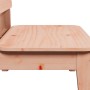 Sillas de jardín 2 uds madera abeto douglas 60x52,5x72 cm