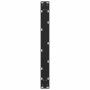 Patas para mesa de centro de acero negro 2 uds 30×60 cm
