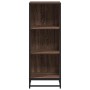 Estantería madera ingeniería roble marrón 40x35x107,5 cm