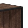 Estantería madera ingeniería roble marrón 40x35x107,5 cm