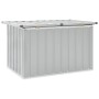 Caja de almacenaje para jardín gris 109x67x65 cm