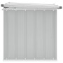 Caja de almacenaje para jardín gris 109x67x65 cm