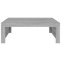 Mesa de centro madera de ingeniería gris Sonoma 100x100x35 cm