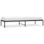 Estructura de cama de metal negro 80x200 cm