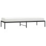 Estructura de cama de metal negro 80x200 cm