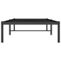 Estructura de cama de metal negro 80x200 cm