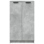 Mueble zapatero madera contrachapada gris hormigón 59x35x100 cm