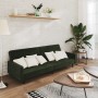 Sofá cama de 2 plazas terciopelo verde oscuro