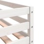 Litera con cortinas madera maciza de pino azul 90x200 cm