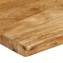 Tablero de mesa borde natural madera maciza mango 60x40x2,5 cm