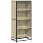 Estantería de madera de ingeniería roble Sonoma 60x35x139 cm