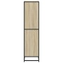 Estantería de madera de ingeniería roble Sonoma 60x35x139 cm
