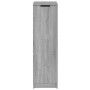 Zapatero de madera contrachapada gris Sonoma 30x35x100 cm