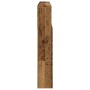 Cabecero armario madera ingeniería envejecida 160x19x103,5 cm