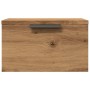 Mesitas de noche de pared 2 uds roble artisan 34x30x20 cm