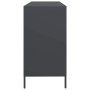 Aparador de acero laminado en frío antracita 135x39x73,5 cm