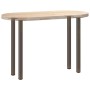 Patas para mesa de centro 4 uds acero acero natural 72-74 cm