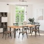 Patas para mesa de centro 4 uds acero acero natural 72-74 cm