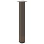 Patas para mesa de centro 4 uds acero acero natural 72-74 cm