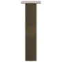 Patas para mesa de centro 4 uds acero acero natural 30 cm