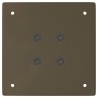 Patas para mesa de centro 4 uds acero acero natural 30 cm