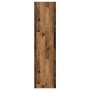 Armario de madera ingeniería envejecida 100x50x200 cm