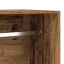 Armario de madera ingeniería envejecida 100x50x200 cm