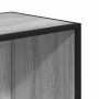 Estantería madera ingeniería gris sonoma 60x35x107,5 cm