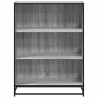 Estantería madera ingeniería gris sonoma 80,5x35x107,5 cm