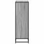 Estantería madera ingeniería gris sonoma 80,5x35x107,5 cm