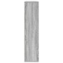 Estantería de madera de ingeniería gris sonoma 89x24x101,5 cm