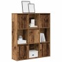 Estantería madera de ingeniería color envejecido 89x24x101,5 cm