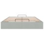 Estructura cama otomana sin colchón gris claro 140x200cm