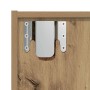 Mueble TV/Librería madera vieja 36x30x143cm madera ingeniería