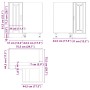 Mueble bajo esquina de cocina Lucca alto brillo blanco