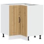 Mueble bajo esquina de cocina Lucca madera reconstituida