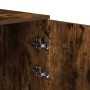 Armario de madera de ingeniería roble ahumado 50x45x103,5 cm