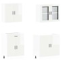 Mueble cocina Kalmar blanco de alto brillo 4 pzas