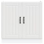 Mueble bajo fregadero Lucca madera contrachapada blanca
