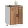 Mueble bajo fregadero Lucca madera contrachapada madera antigua