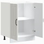 Mueble bajo para fregadero Lucca blanco brillante