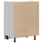 Mueble bajo para fregadero Lucca blanco brillante